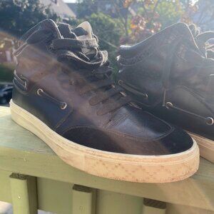 Men's Gucci Black Leather Shoes (size 12)